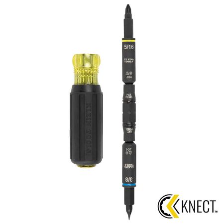 Klein Tools KNECT&trade; Impact-Rated HVAC Screwdriver / Nut Driver, 11-in-1
