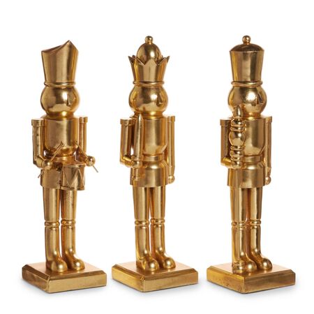 Raz 18 in. Gold Nutcracker