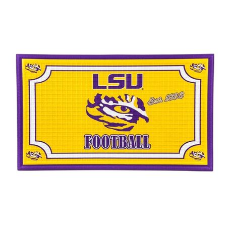 Team Sports America NCAA Embossed Floor Mat, 18 x 30 in.