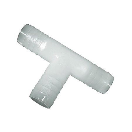 Green Leaf 1/4 in. Barb X 1/4 in. D Barb Nylon Tee 1 pk
