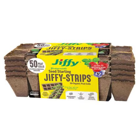 Jiffy 10 Cells 4 in. H x 10 in. W x 4 in. L Seed Starting Peat Pot 5 Pack