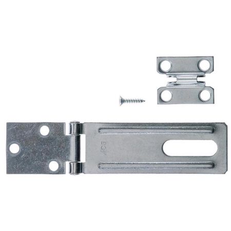 Ace Zinc 4-1/2 in. L Fixed Staple Safety Hasp 1 pk