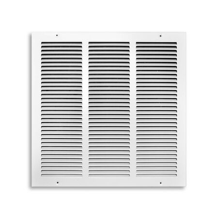 TRUaire 16 in. H X 16 in. W 1-Way Powder Coat White Steel Return Air Grille