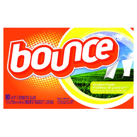 Bounce Outdoor Fresh Scent Wrinkle and Static Remover Sheets 80 sheet 80 pk