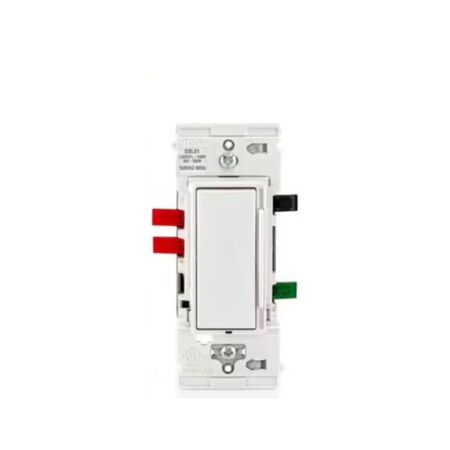 Leviton Lever Edge White Rocker Dimmer Switch 1 Pack