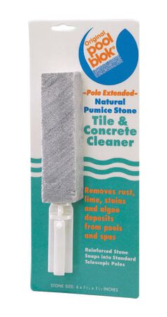 Us Pumice Pool Blok Pumice Block With Handle 6 Oz 6in. H x 1.5in. W x 1.5in. L
