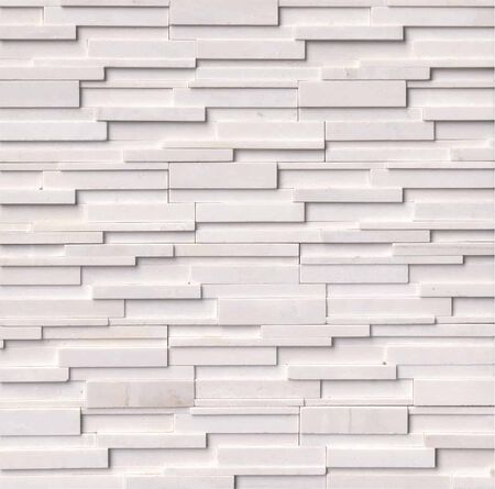 Arctic White Panel 3D Honed 6x24