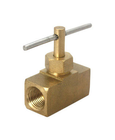 Ace 1/8 in. Dia. x 1/8 in. Dia. Brass Straight Needle Valve