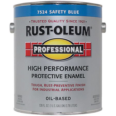 Rust-Oleum Professional Indoor and Outdoor Safety Blue Protective Paint 1 gal