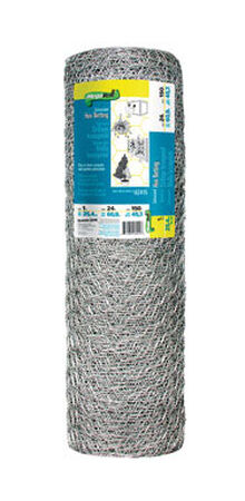 Garden Zone Poultry Netting 24in. H x 150' L 20 Ga. Silver