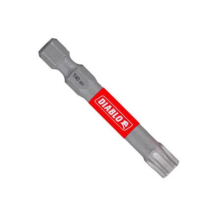 Diablo Torx #40 X 2 in. L Driver Bit Black Oxide 5 pk