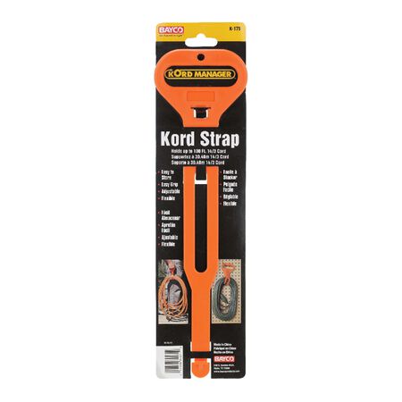 Bayco 14.3in. L Orange Plastic Short Carry Strap
