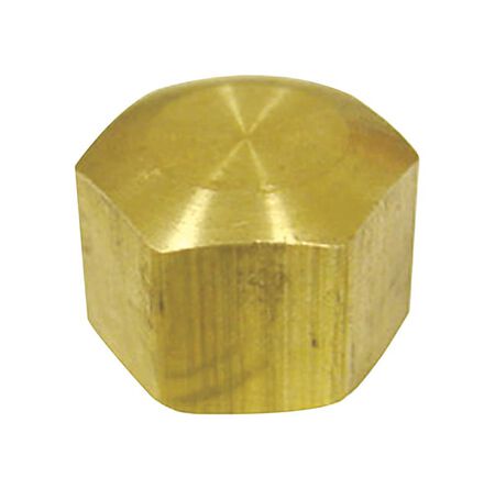 JMF Company 3/8in. Compression Brass Cap