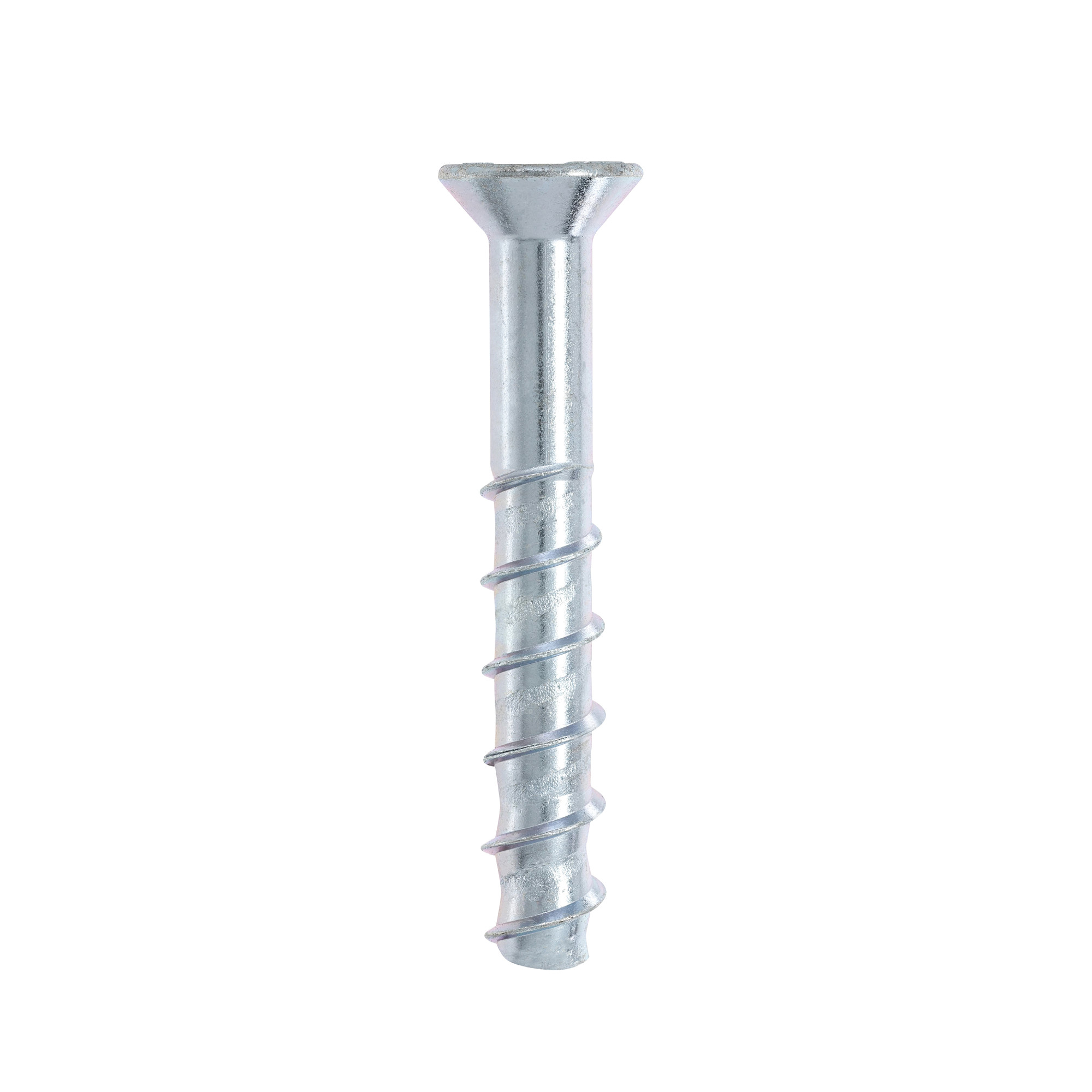 Power Pro Zinc Flat Head Screw-Bolt+ Anchor (3/8 in. x 4 in.) - 15 pc
