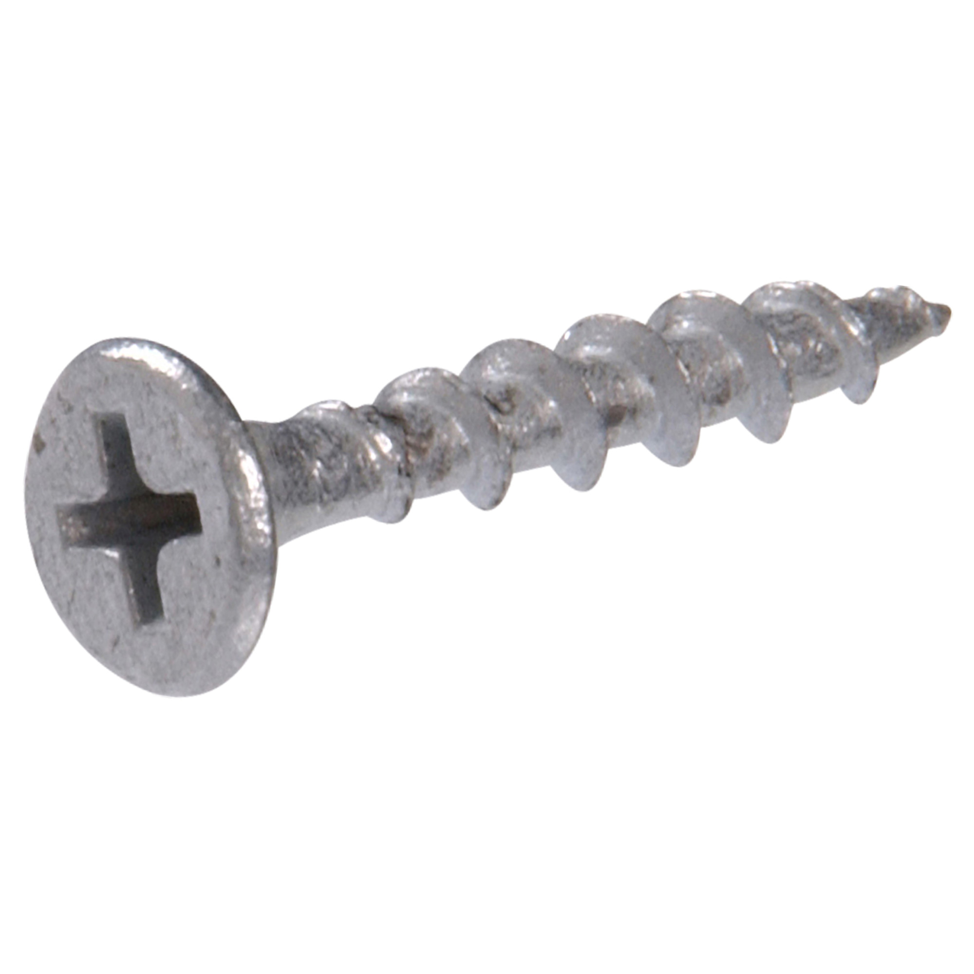 Project Center Galvanized Phillips Deck Screws (#6 x 1 in.) - 100 pc