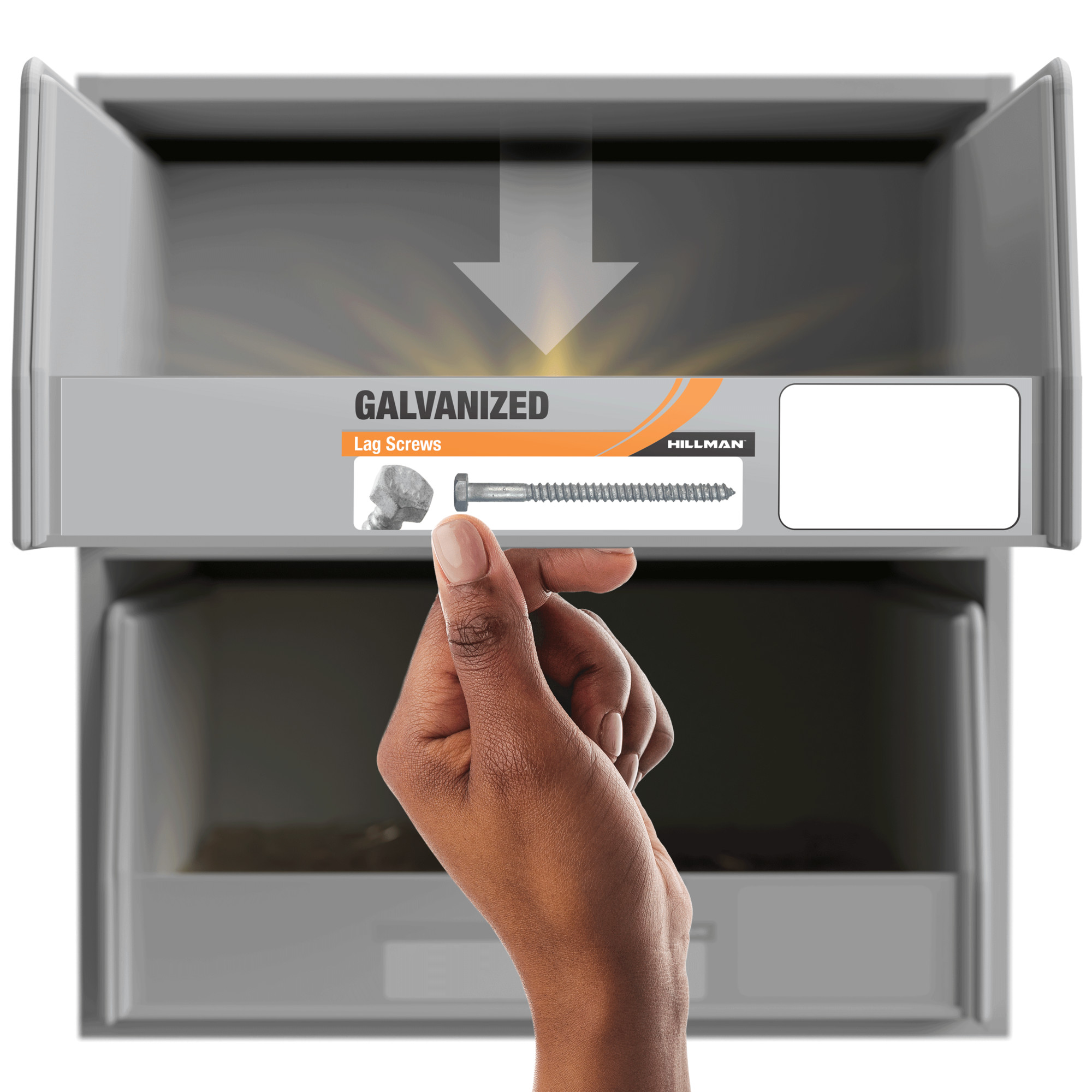 Hillman Galvanized Hex Lag Screws (5/8 in.-11 x 4 in.) - 25 pc