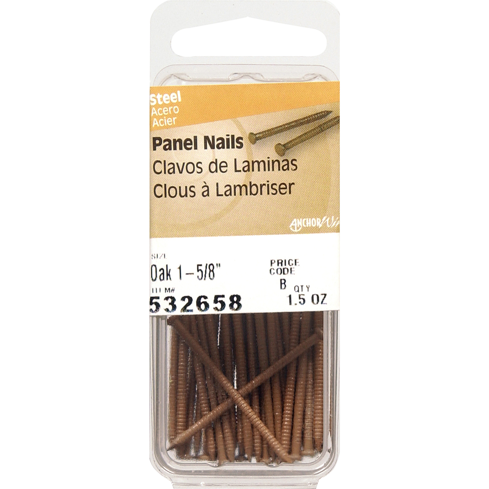 Hillman Oak Panel Nails (1-5/8 in.) - 44 pc