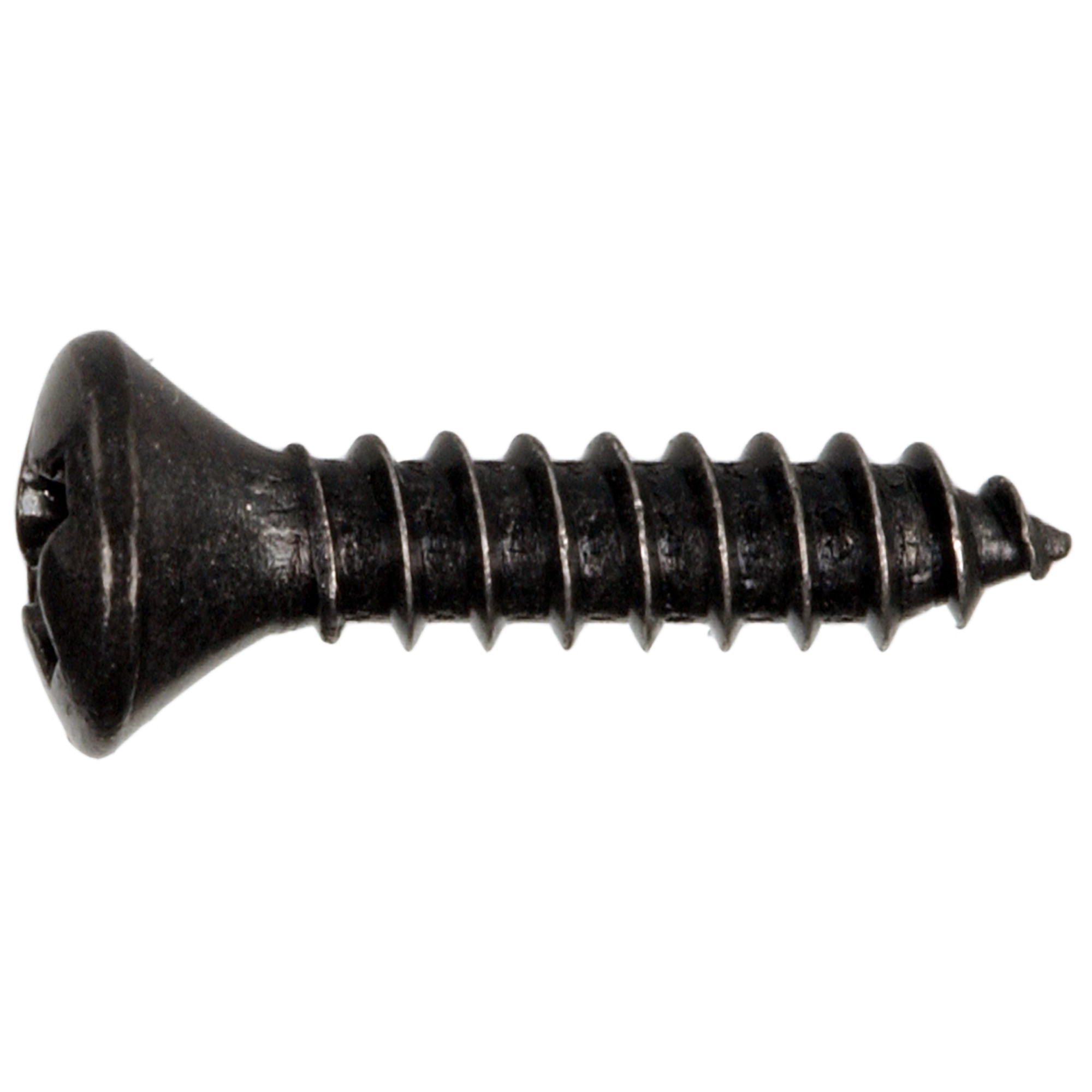 Hillman Black Oval-Head Sheet Metal Screws (#8 x 1 in.) - 30 pc