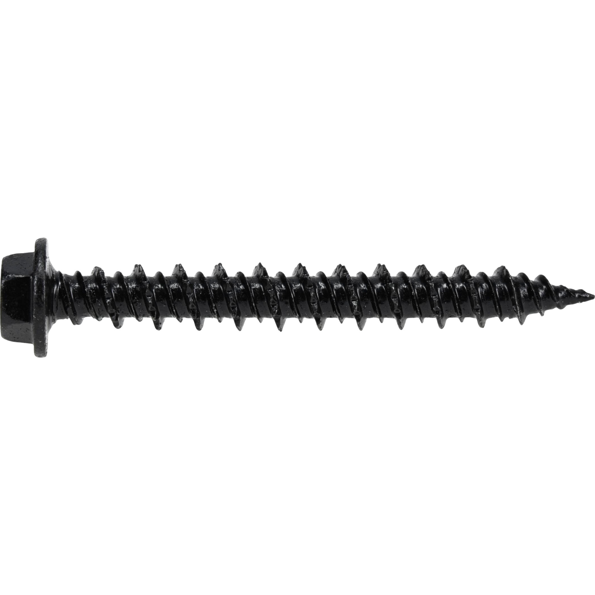 Power Pro Black Hex Washer-Head Concrete Screw Anchor (3/16 in. x 1-3/4 in.) - 100 pc