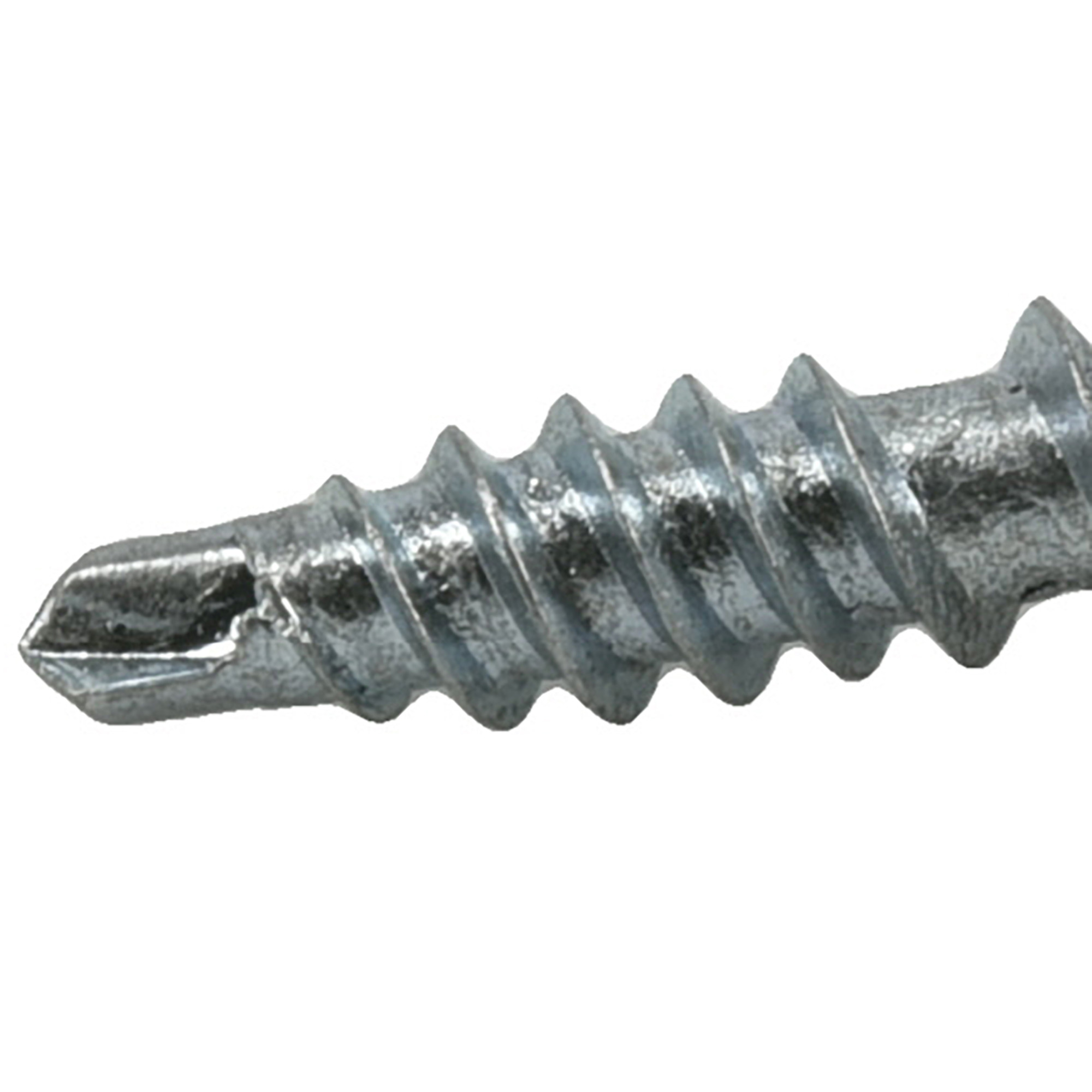 Power Pro Silver Self Drilling Metal-to-Wood Roofing Screws (#10 x 1 in.) - 250 pc