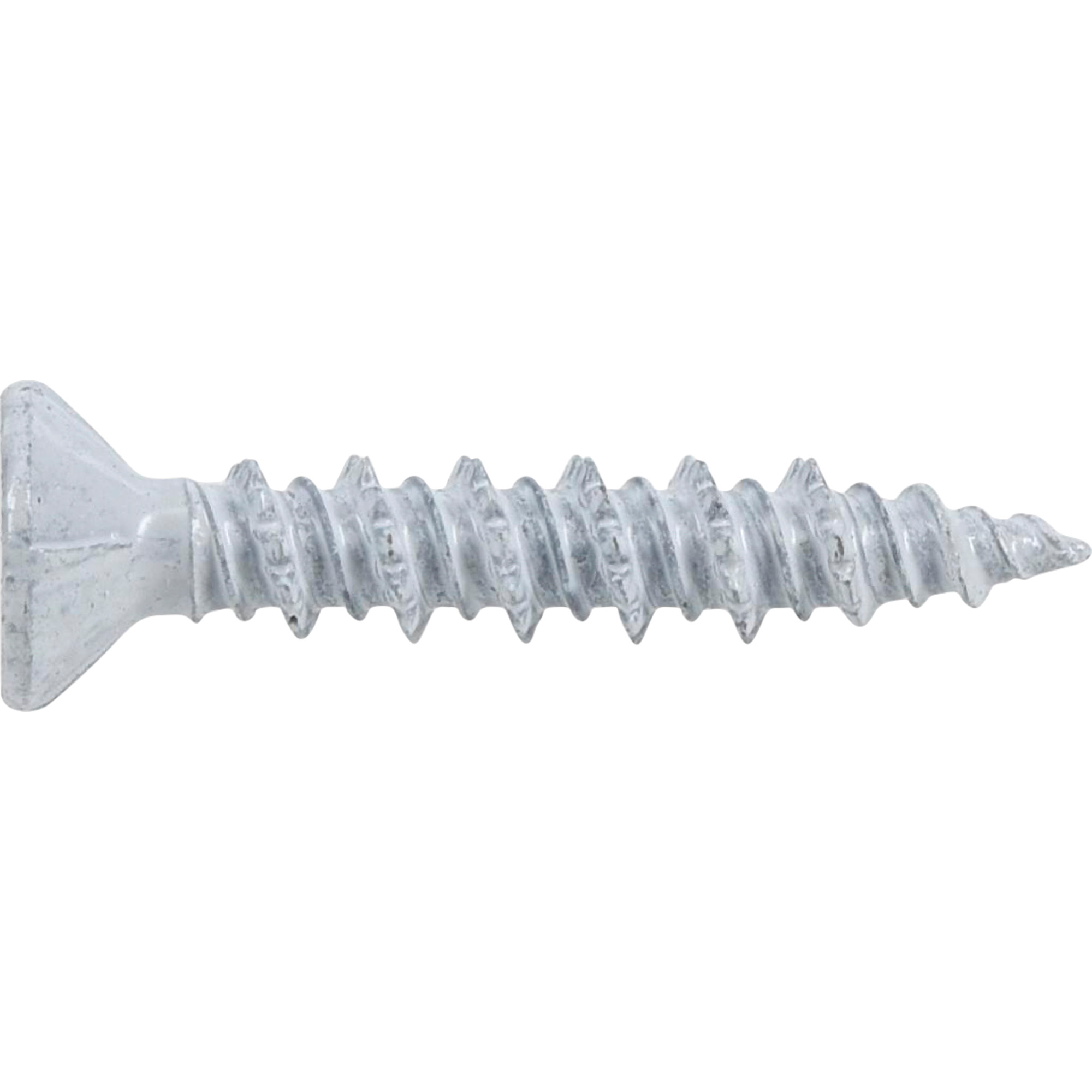 Power Pro White Flat-Head Concrete Screw Anchor (3/16 in. x 1-1/4 in.) - 100 pc