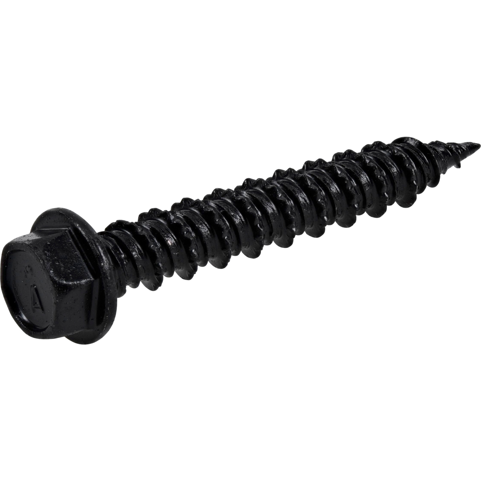 Power Pro Black Hex Washer-Head Concrete Screw Anchor (1/4 in. x 1-3/4 in.) - 18 pc