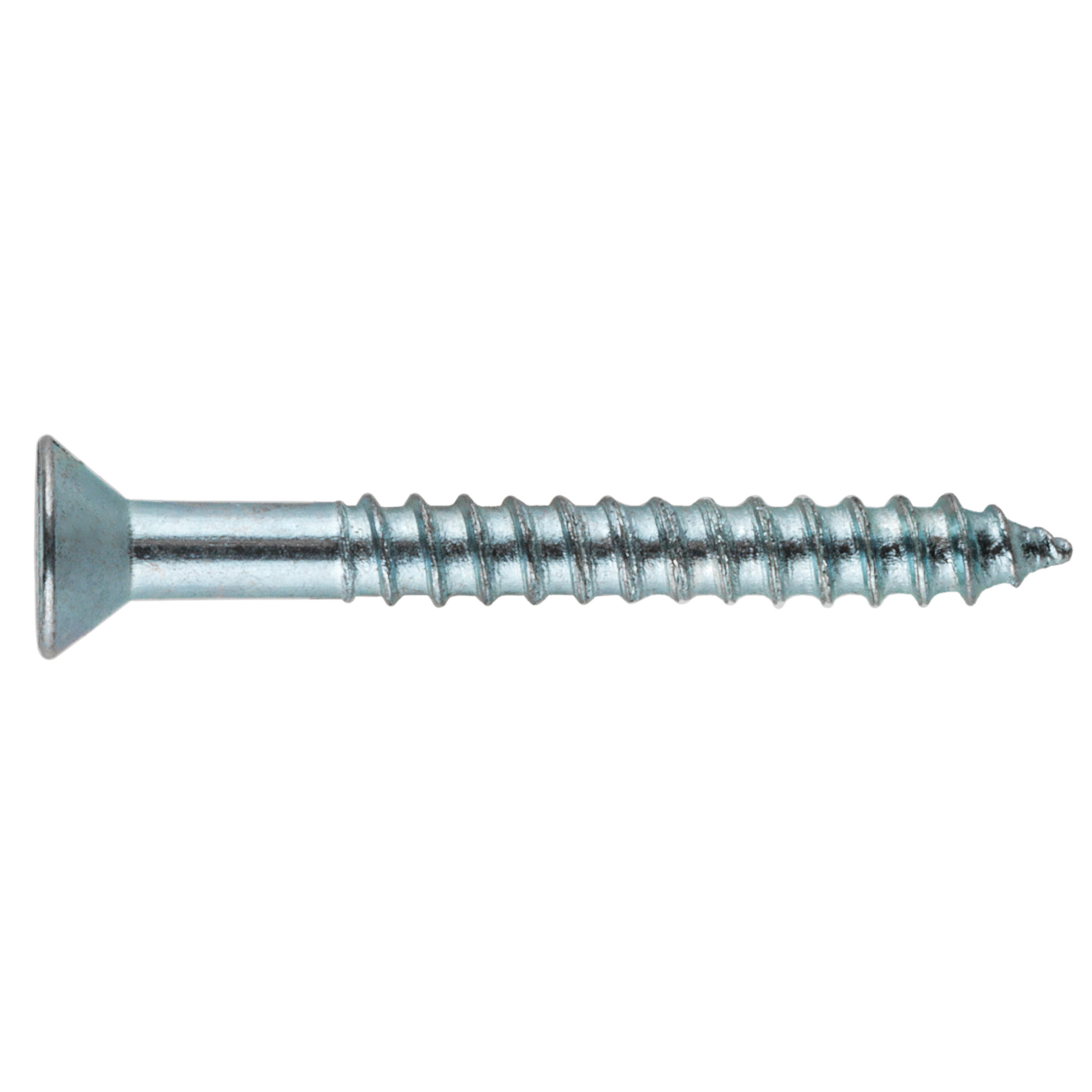 Hillman Flat Slotted Zinc-Plated Wood Screws (#4 x 3/4 in.) - 60 pc