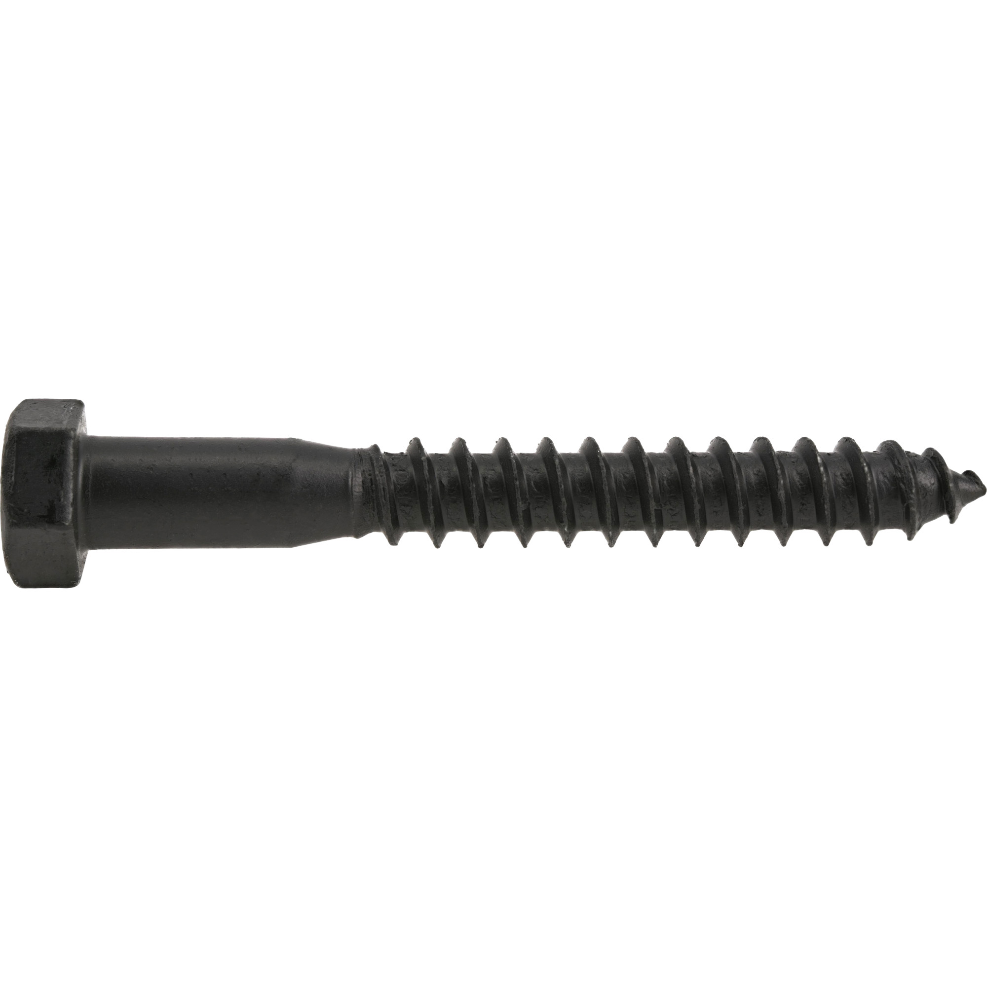 Deck Plus Black Coated Lag Screws 3/8 in. x 3 in.