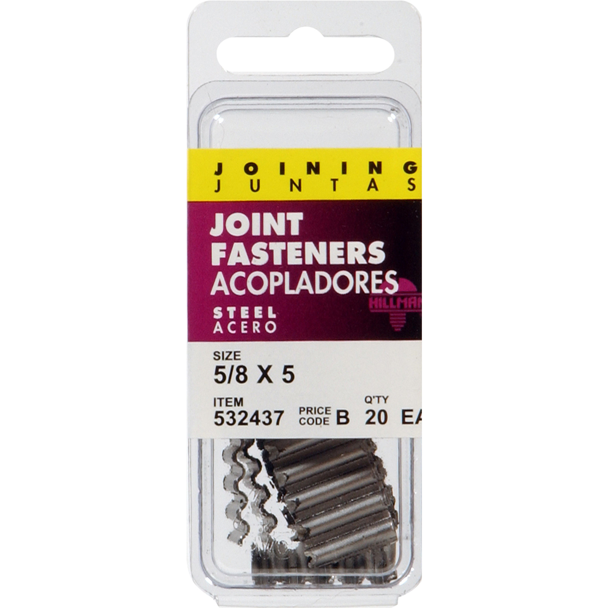 Hillman Bright Corrugated Joint Fasteners (5/8 in.) - 20 pc