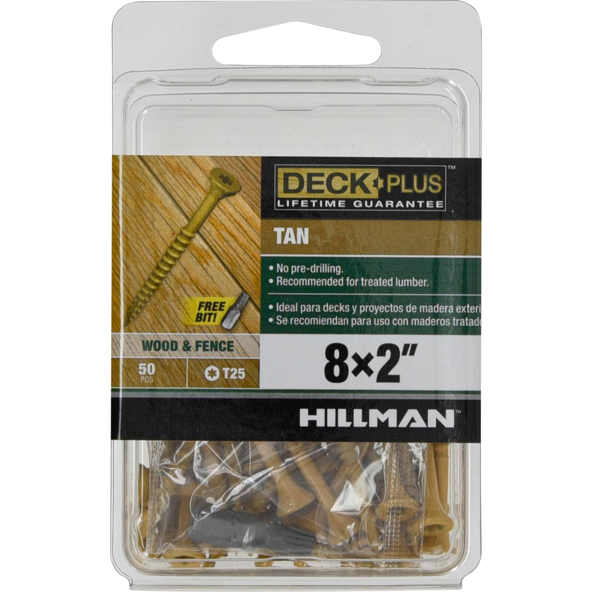 Deck Plus Tan Deck Screws (#8 x 2 in.)