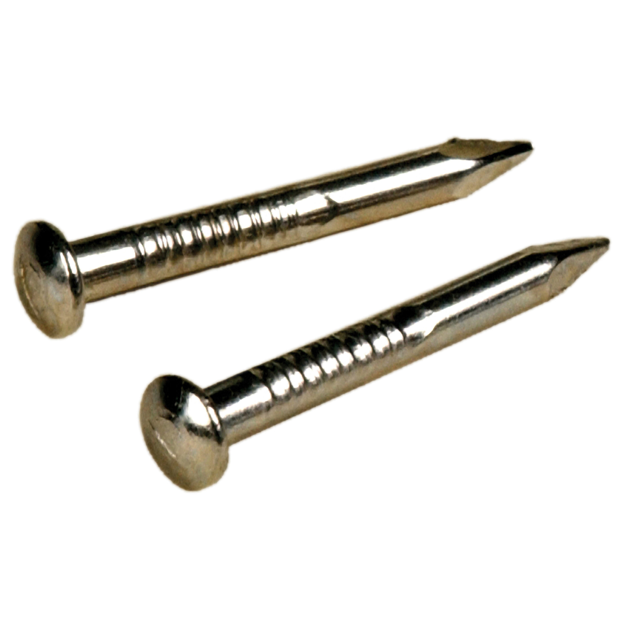 Hillman Shade Bracket Nails - Nickel Plated (3/4 in. x 15GA) - 1.5 oz.