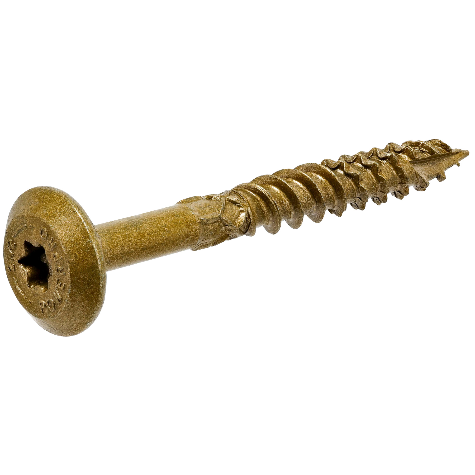 Power Pro Bronze Structural Lag Screws (5/16 in. x 4 in.) - 40 pc