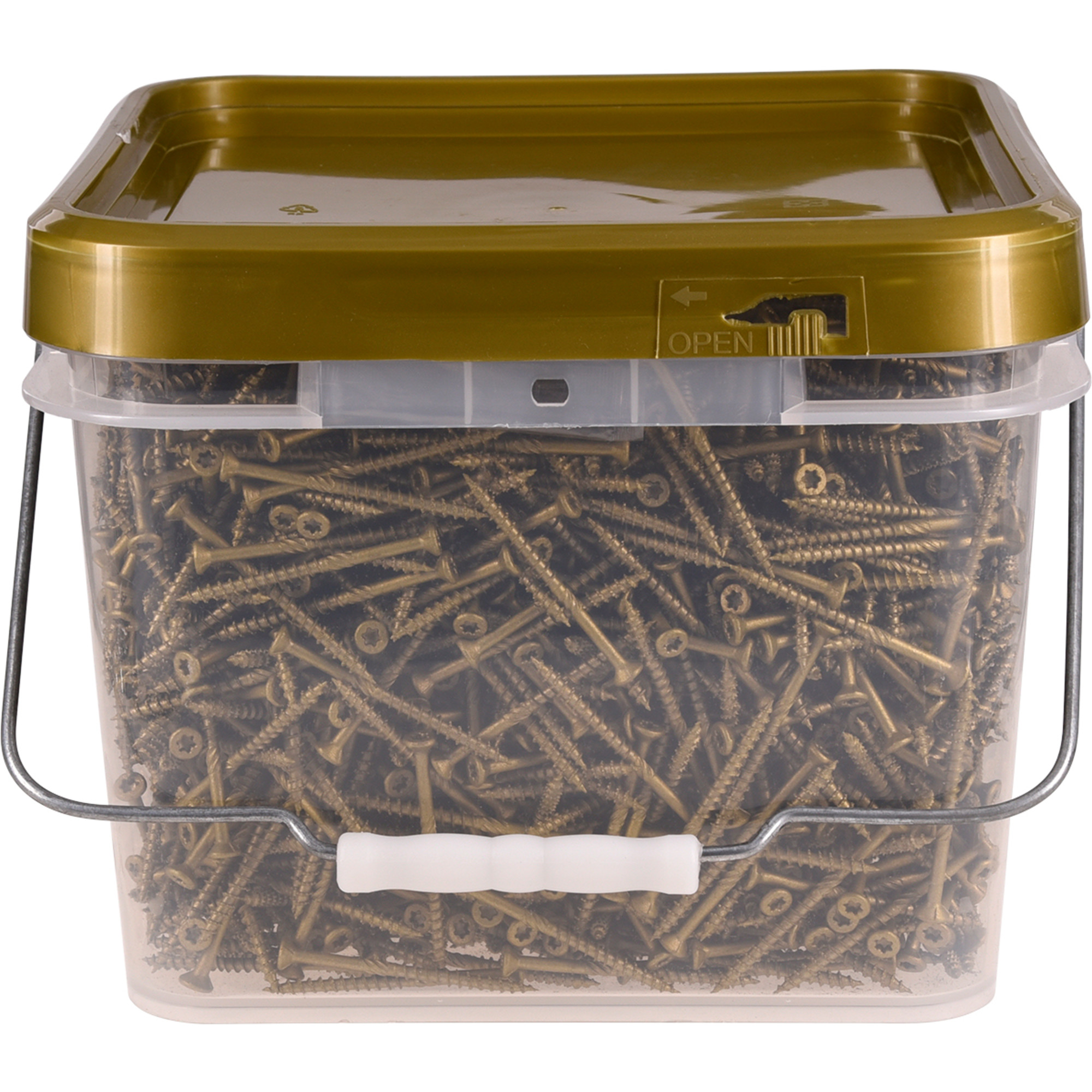 Power Pro Premium Bronze Exterior Wood Screws (#9 x 2-1/2 in.) - 2500 pc