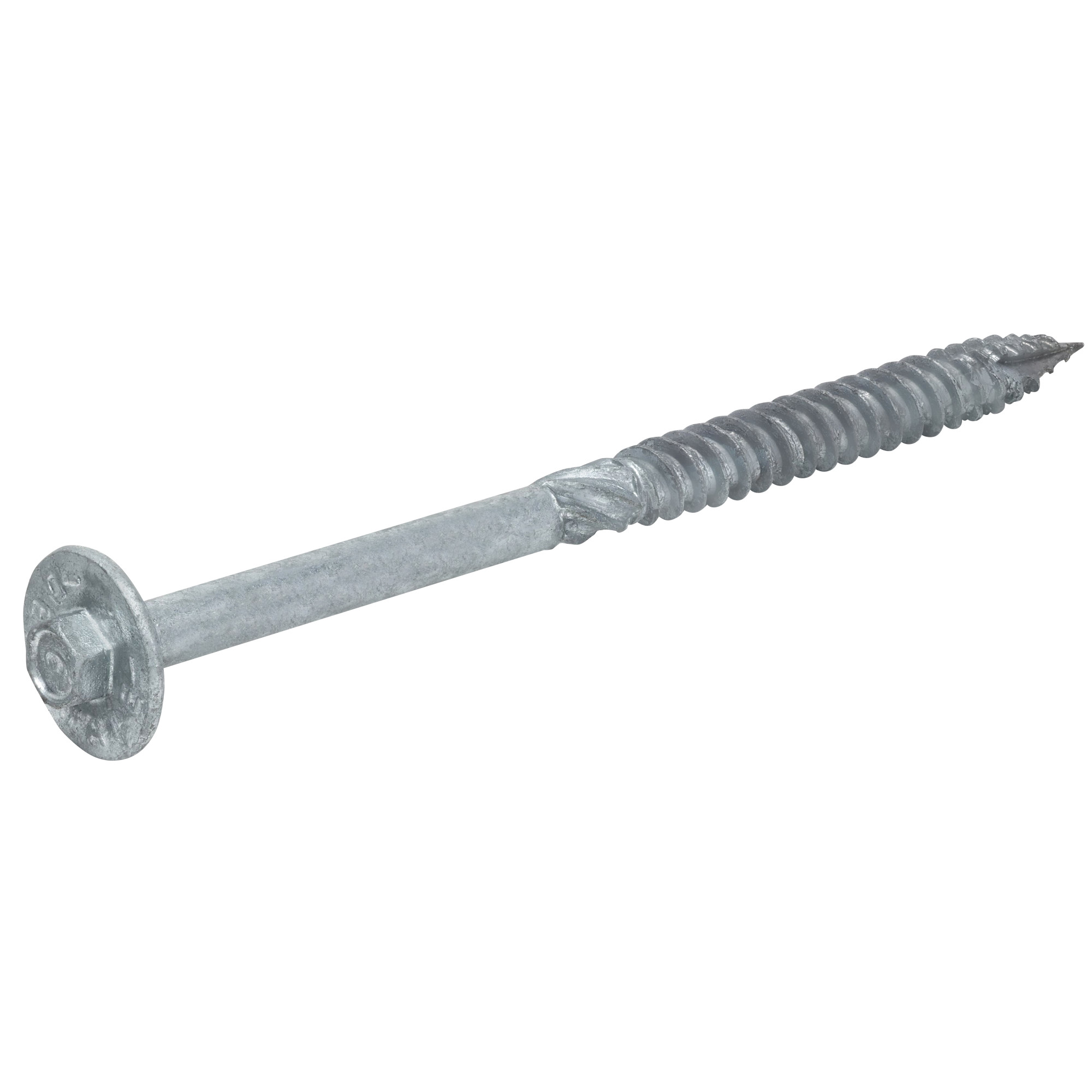 DeckMate Hot Dipped Galvanized Large Hex Washer Hd Structural Screws (3/8 in. x 6 in.)