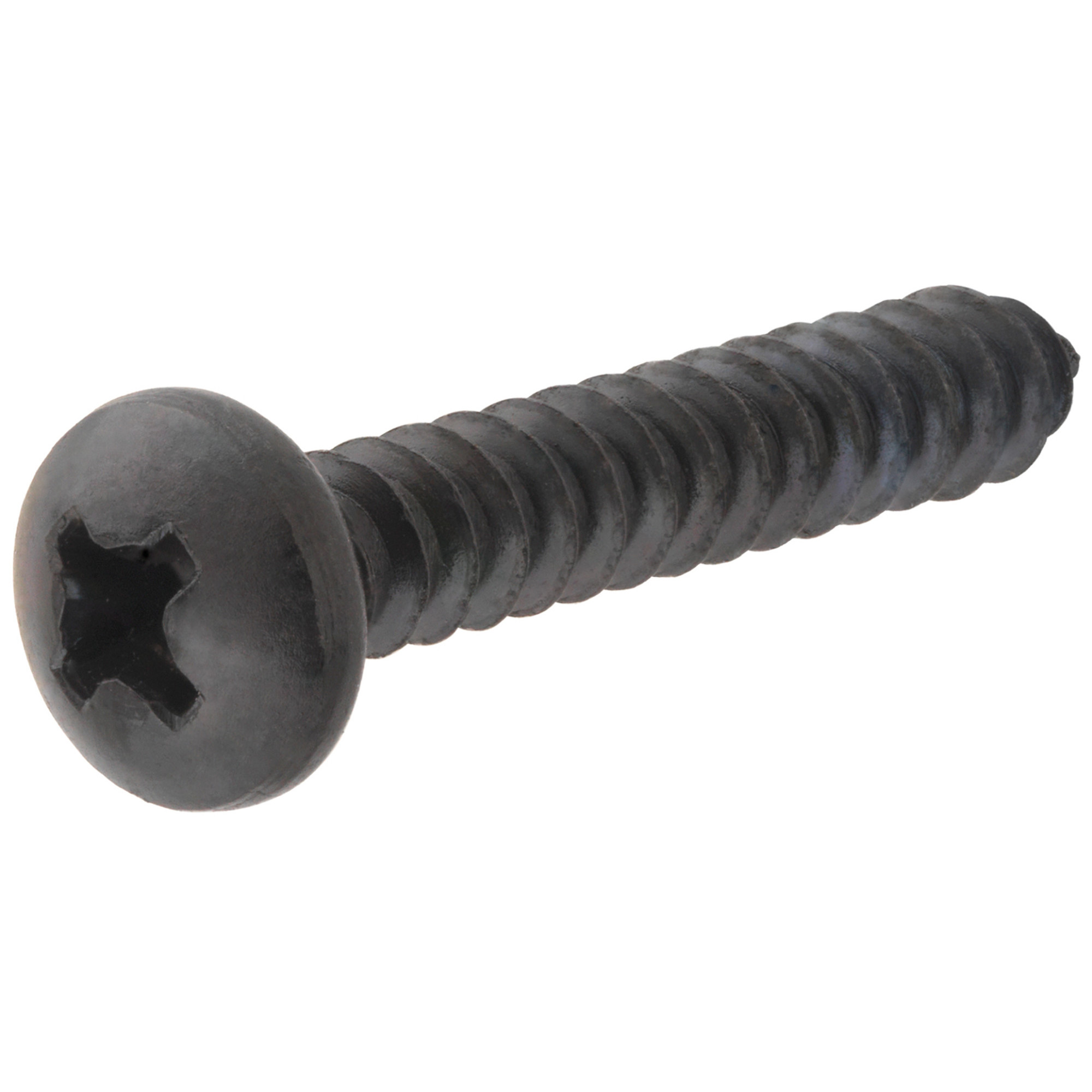 Hillman Phillips Pan Black Chromate Sheet Metal Screws (#4 x 1 in.) - 20 pc