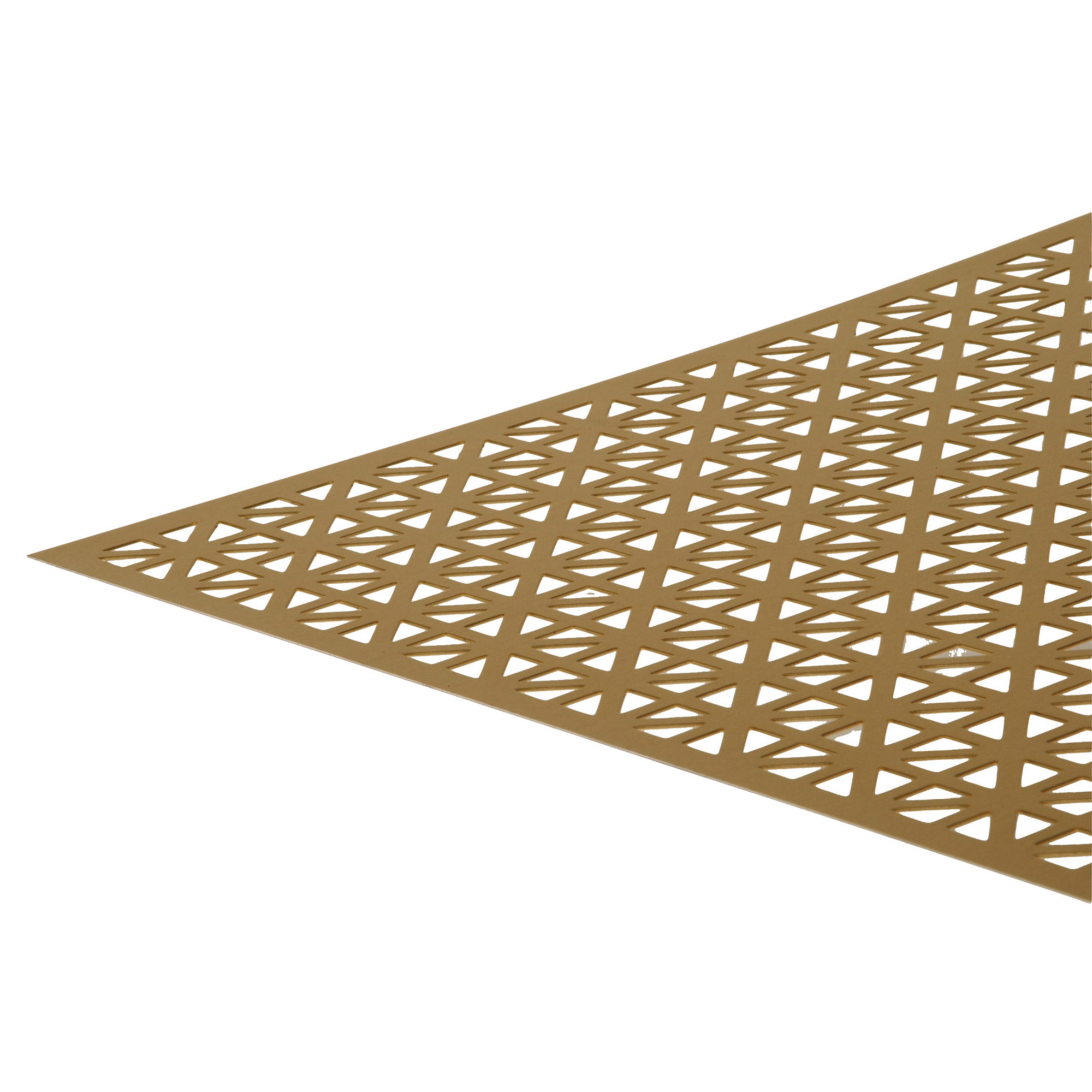 SteelWorks Anodized Aluminum Decorative Sheet Gold Union Jack (.02 in. x 24 in. x 36 in.)
