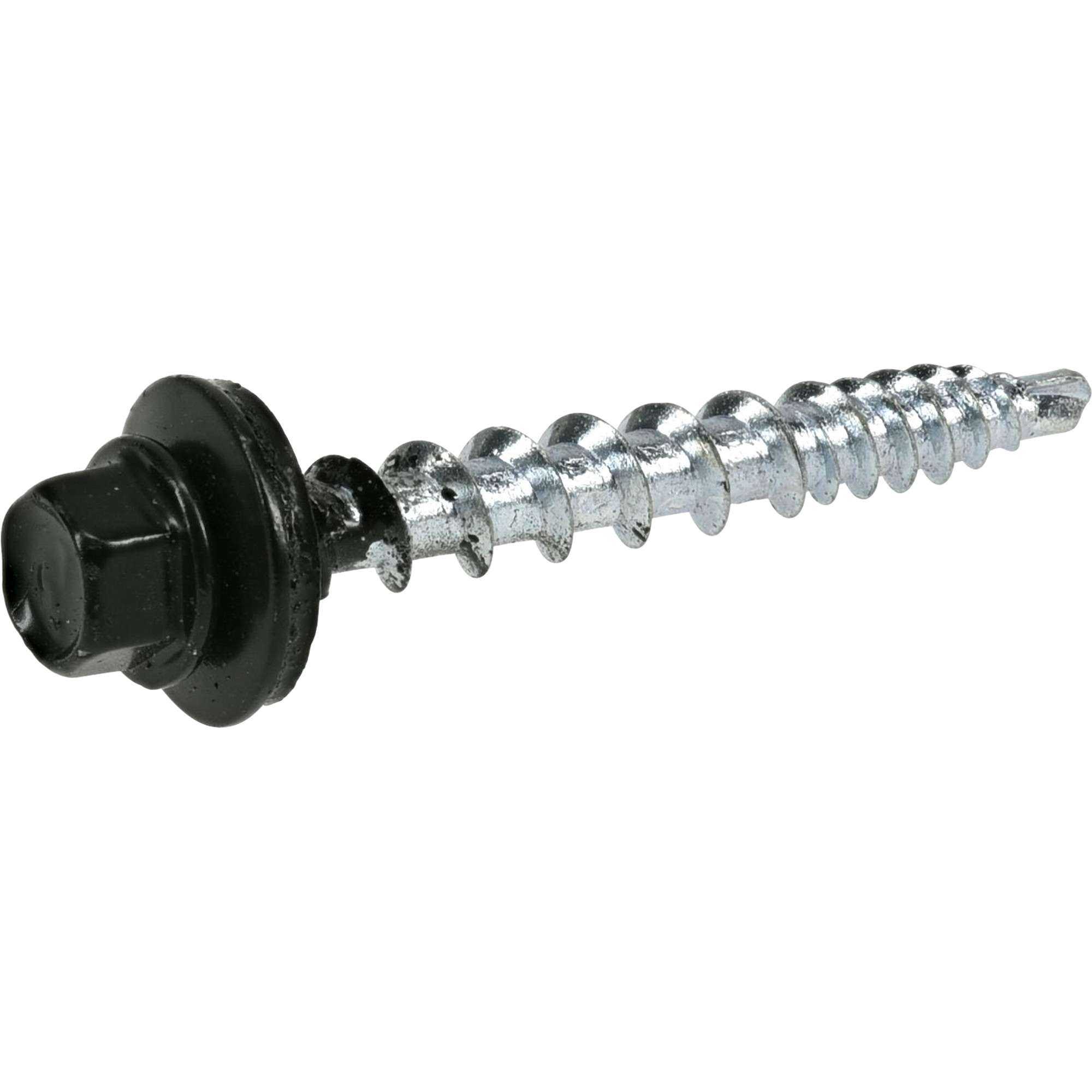 Power Pro Black Self Drilling Metal-to-Wood Roofing Screws (#10 x 1-1/2 in.)-98 pc