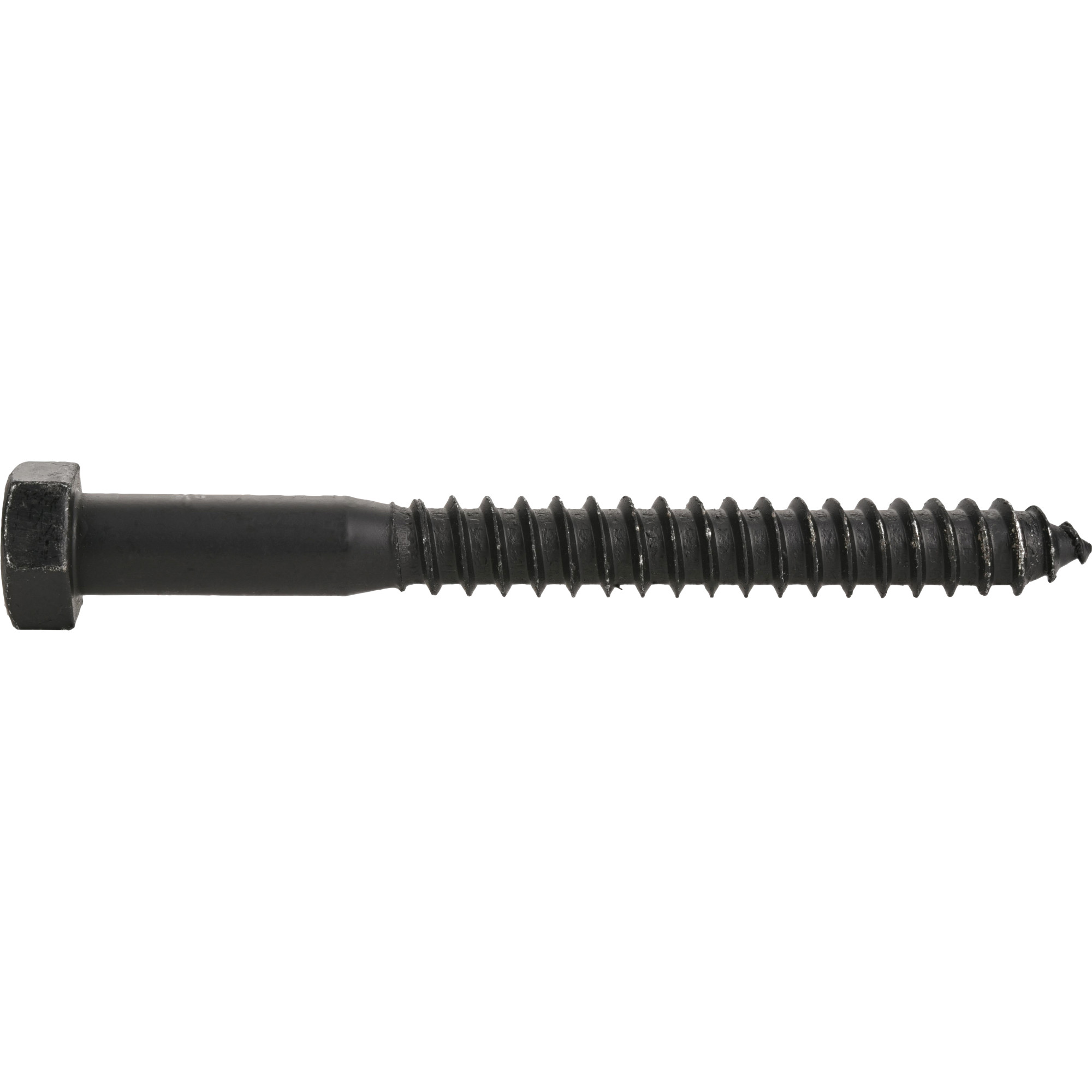 Deck Plus Black Coated Lag Screws 1/2 in. x 5 in.