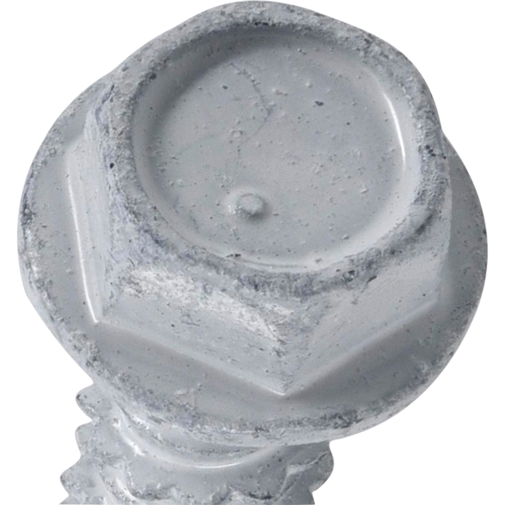 Power Pro White Hex Washer-Head Concrete Screw Anchor (1/4 in. x 1-1/4 in.) - 100 pc
