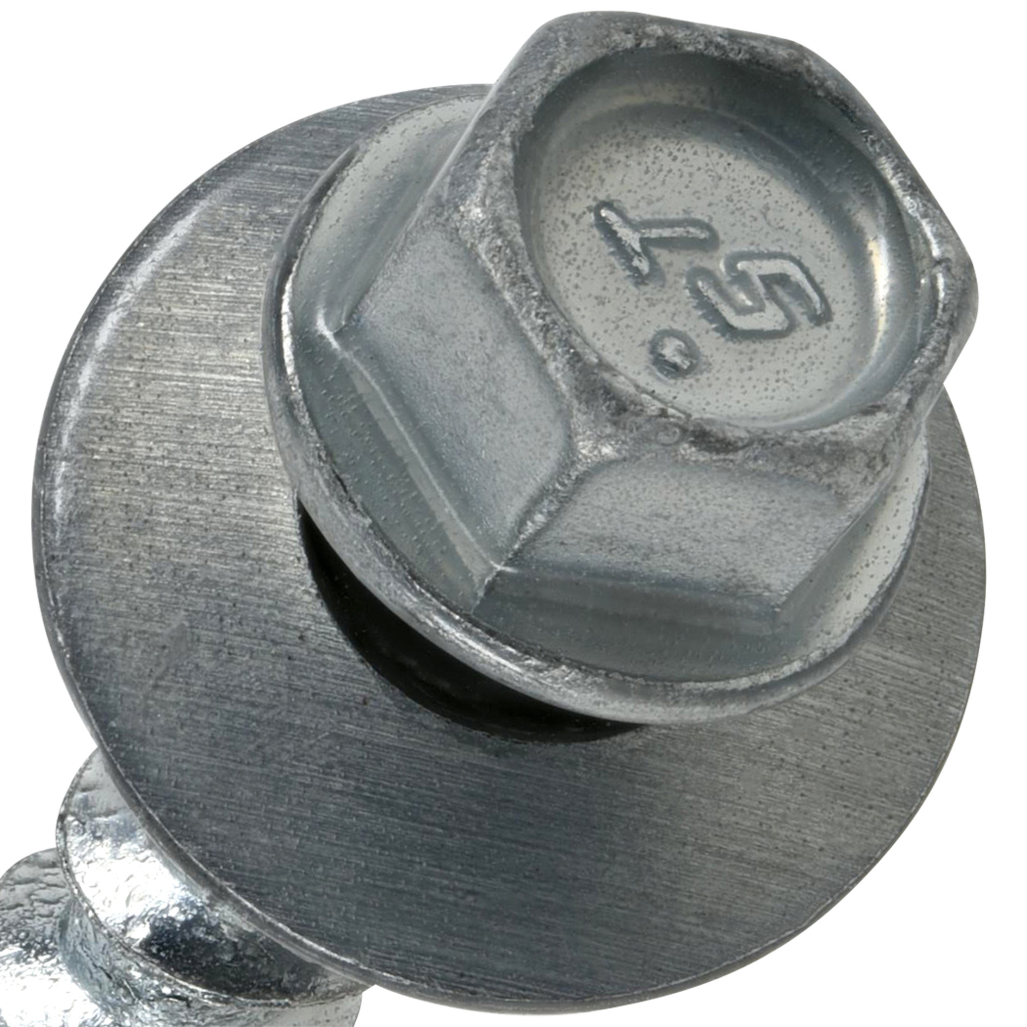 Power Pro Silver Self Drilling Metal-to-Wood Roofing Screws (#10 x 1-1/2 in.)-250pc