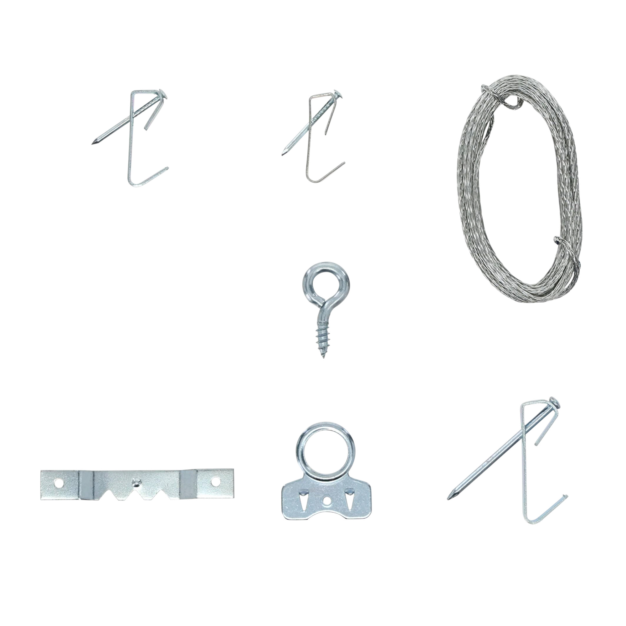 Hillman Zinc Picture Hanging Set Kit (5lb-30lb) 50 Piece