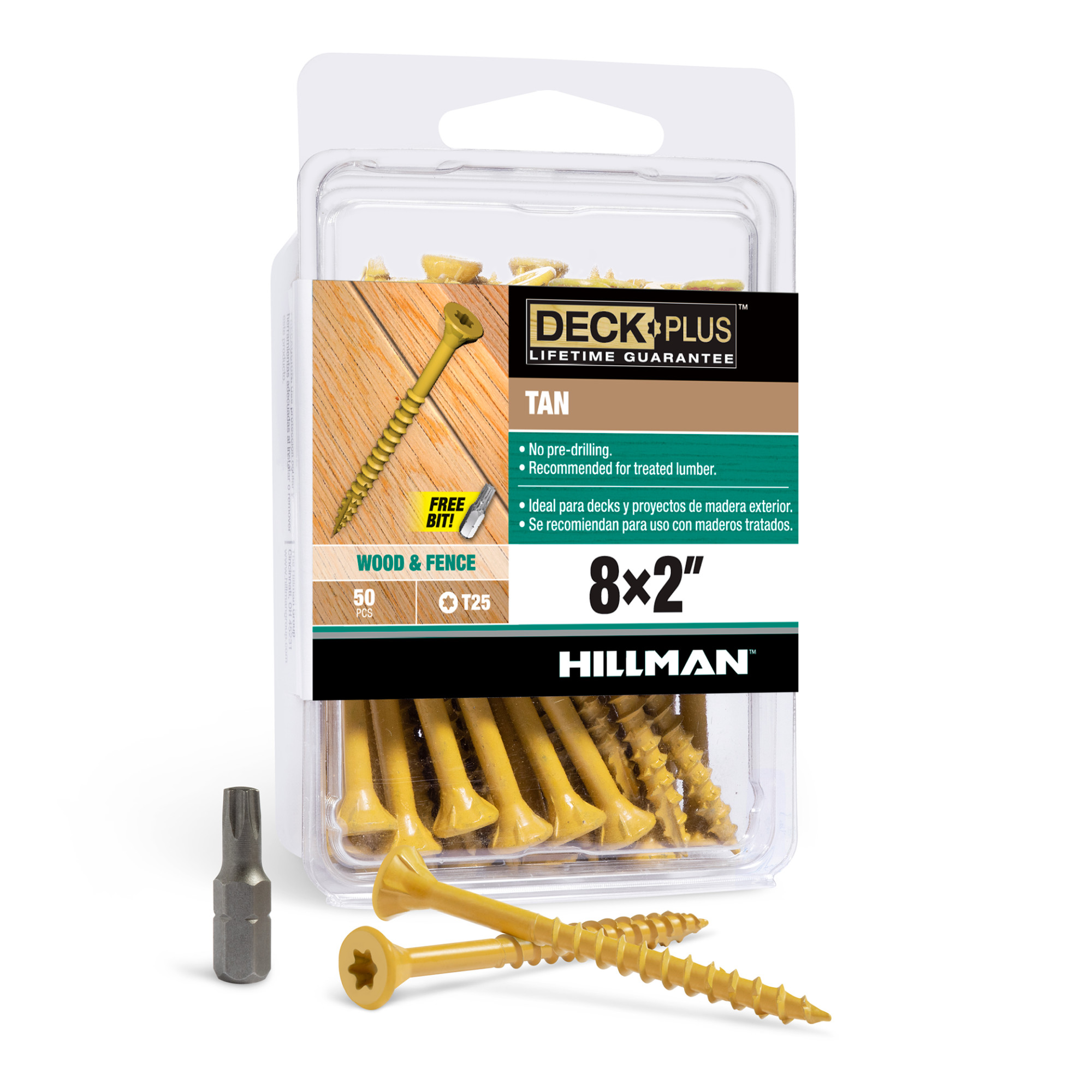 Deck Plus Tan Deck Screws (#8 x 2 in.)