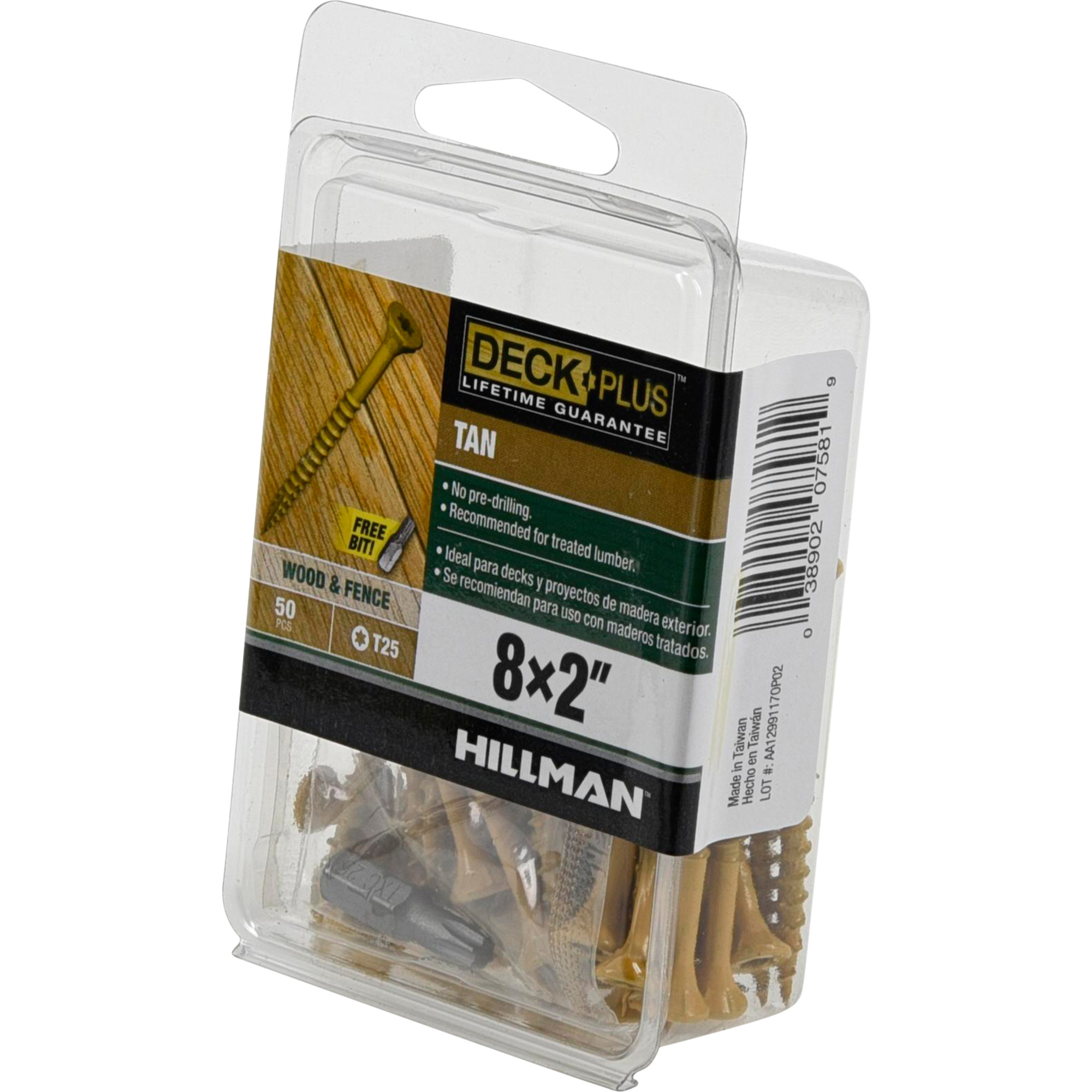 Deck Plus Tan Deck Screws (#8 x 2 in.)