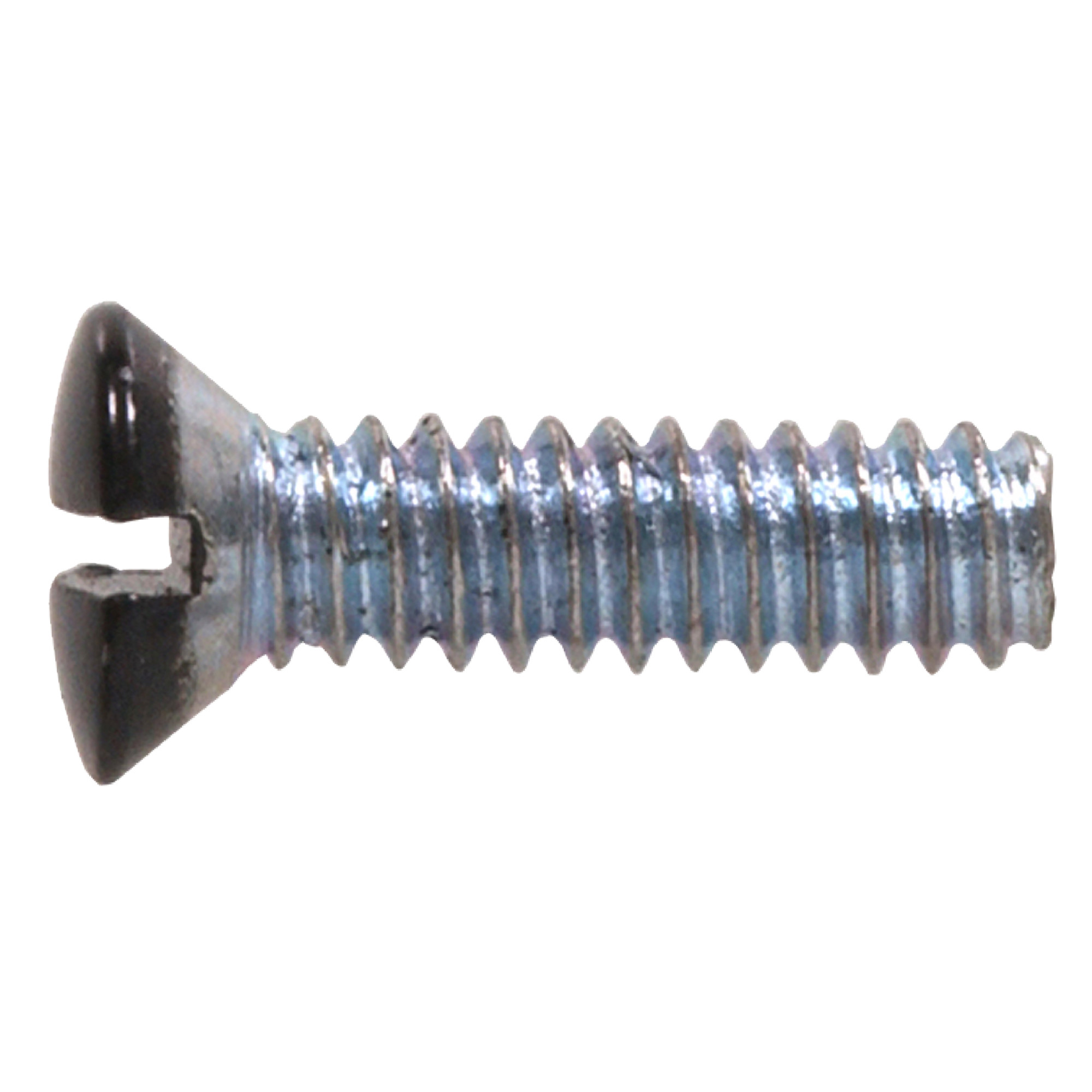 Hillman Slotted Oval-Head Black Switch Plate Screws (#6-32 x 1/2 in.) - 20 pc