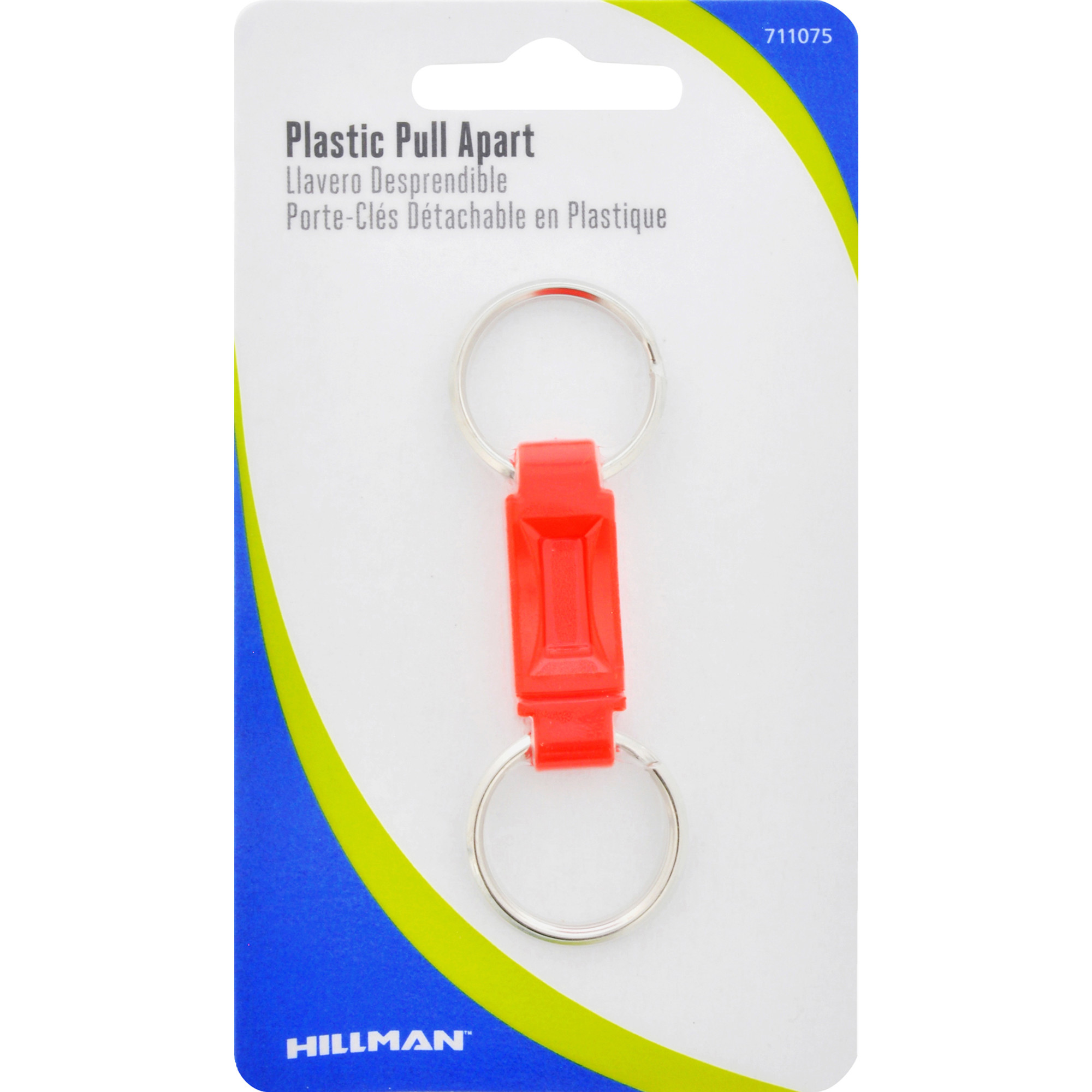 Hillman Easy Release Key Ring Plastic