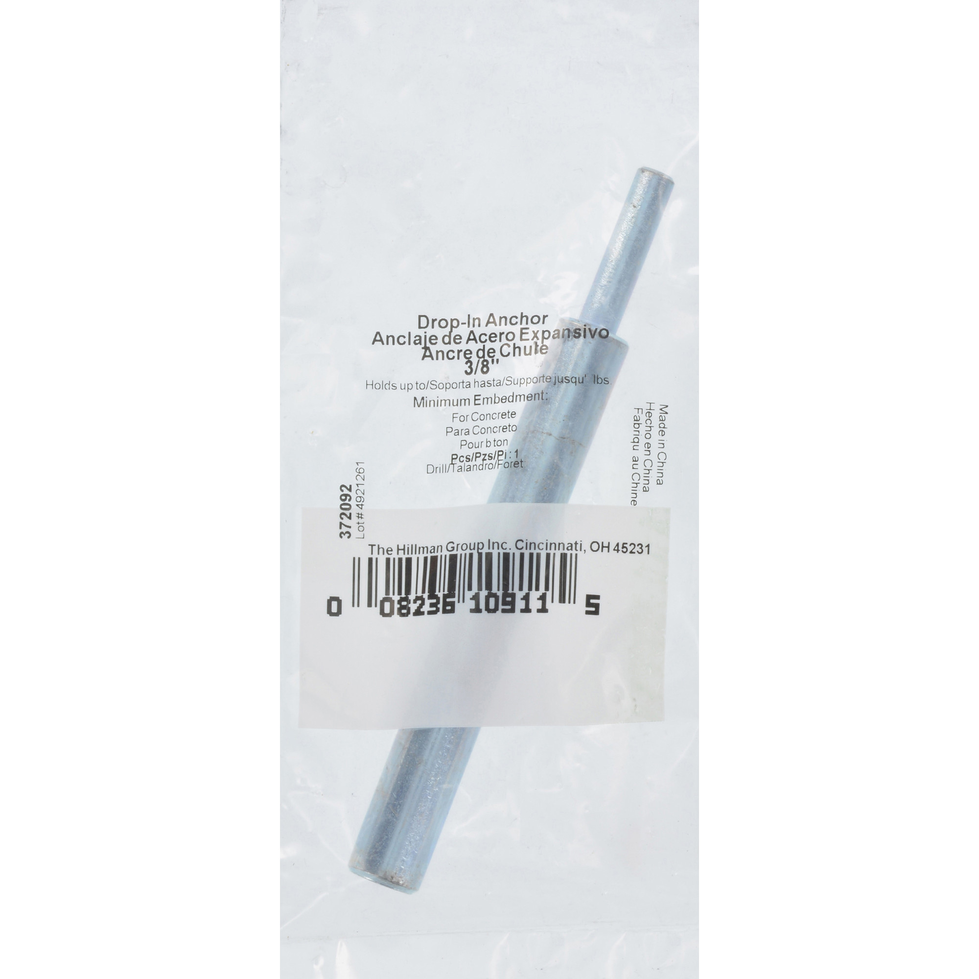 Hillman Drop-In Anchor Setting Tool (3/8 in.) - 1 pc