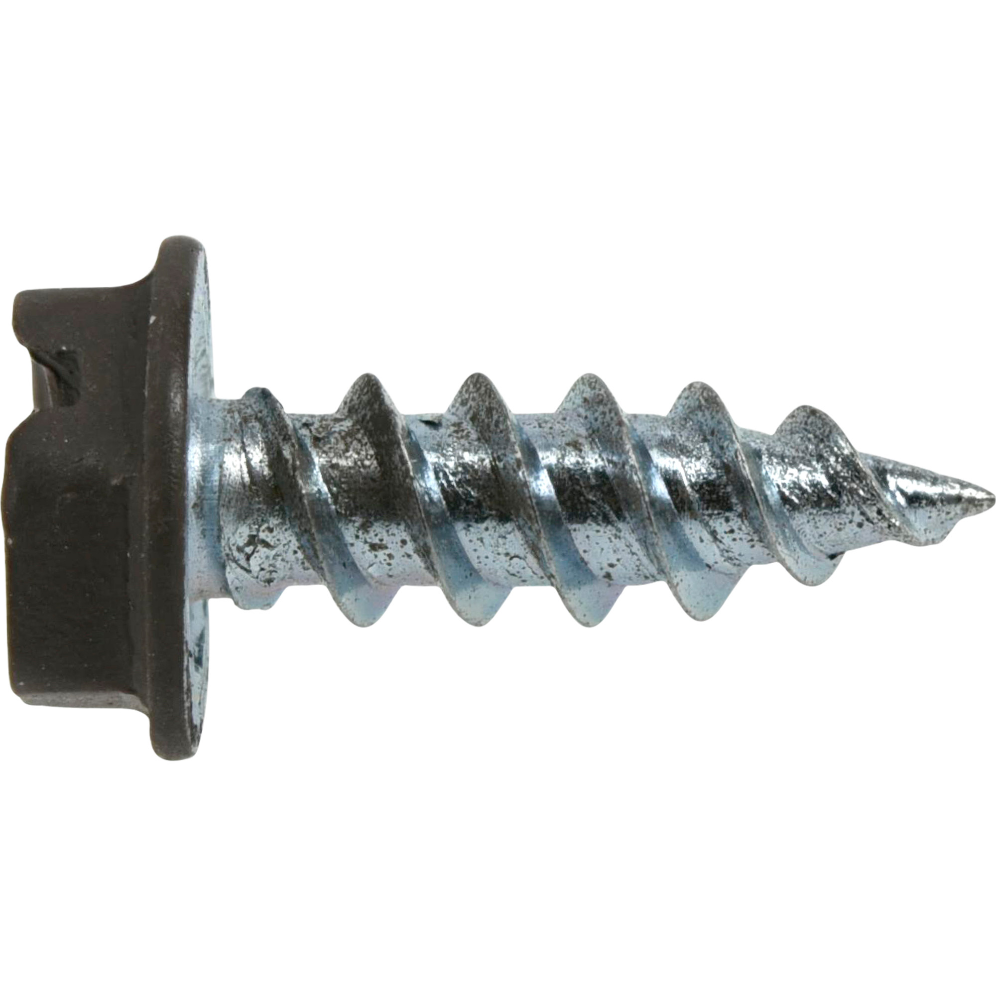 Hillman Brown Slotted Hex Painted-Head Gutter Assembly Screws (#7 x 1/2 in.) - 1lb Box