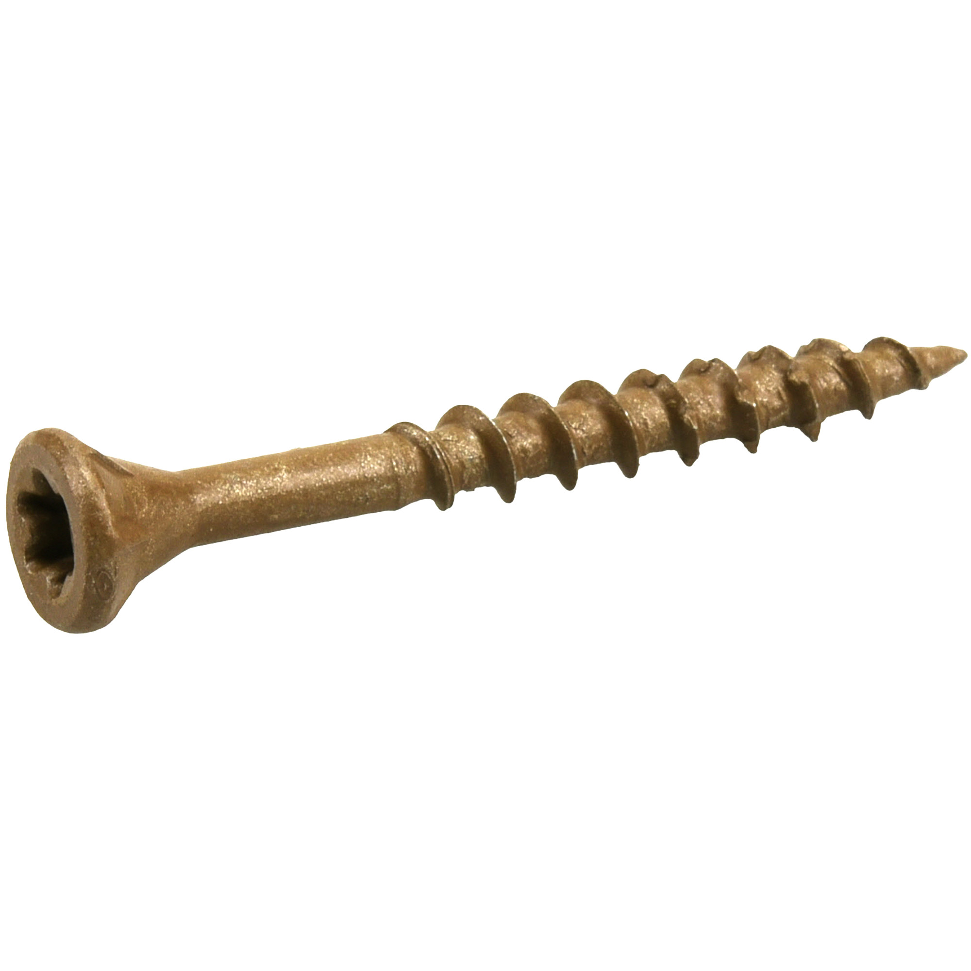 Deck Plus Brown Deck Screws (#10 x 3 in.)