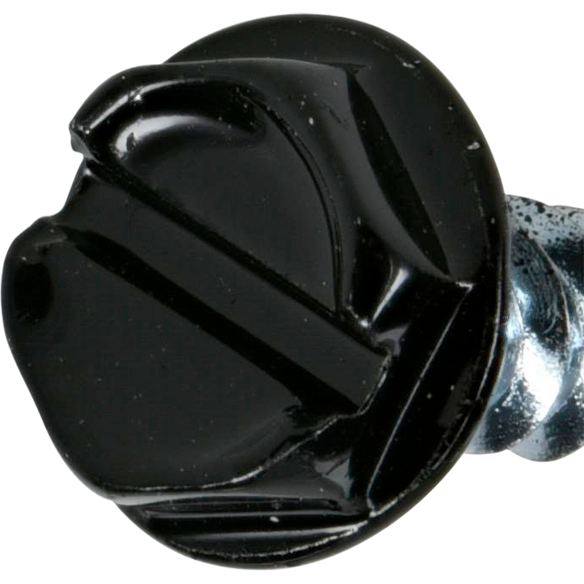 Hillman Black Slotted Hex Painted-Head Gutter Assembly Screws (#7 x 1/2 in.) - 1lb Box