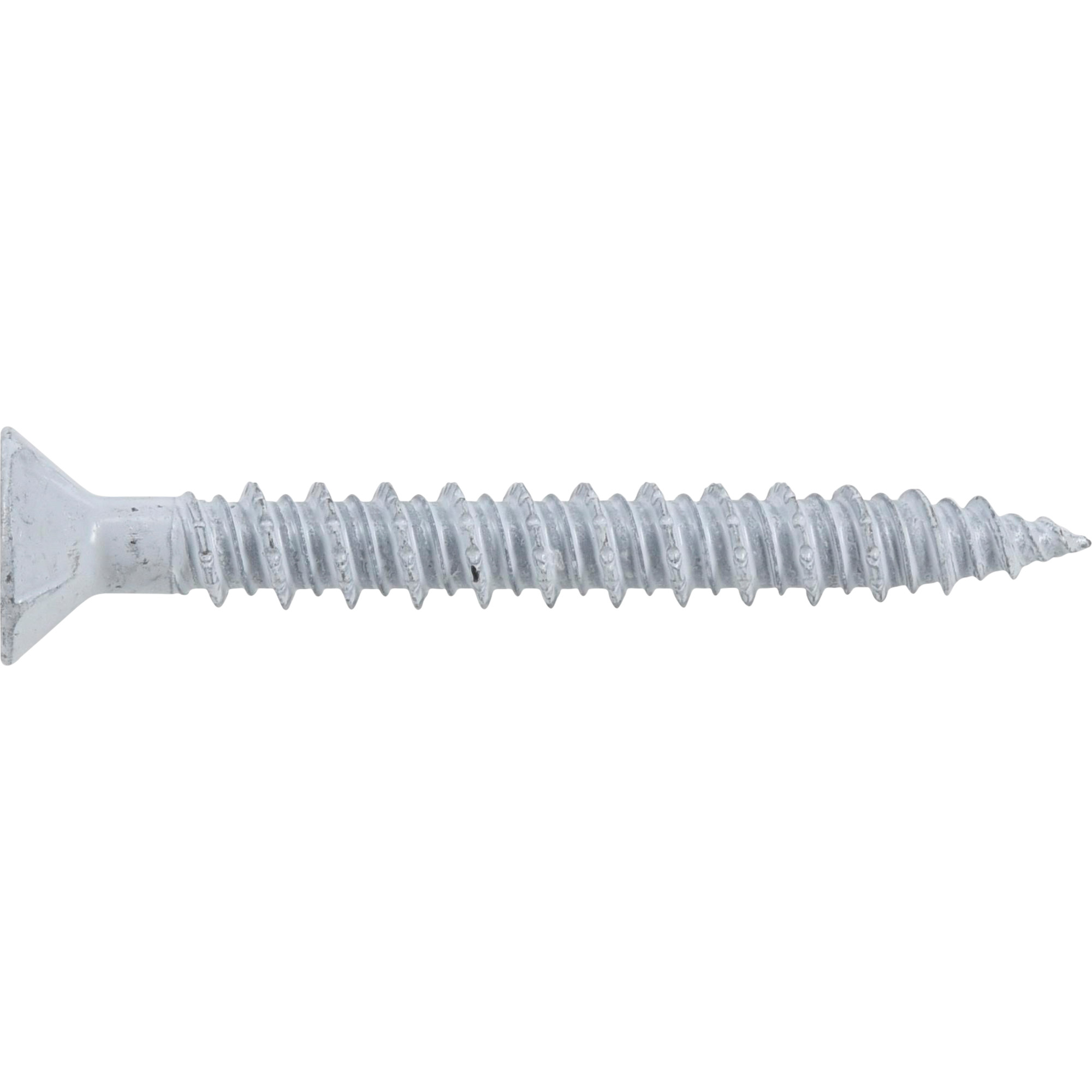 Power Pro White Flat-Head Concrete Screw Anchor (1/4 in. x 2-1/4 in.) - 15 pc